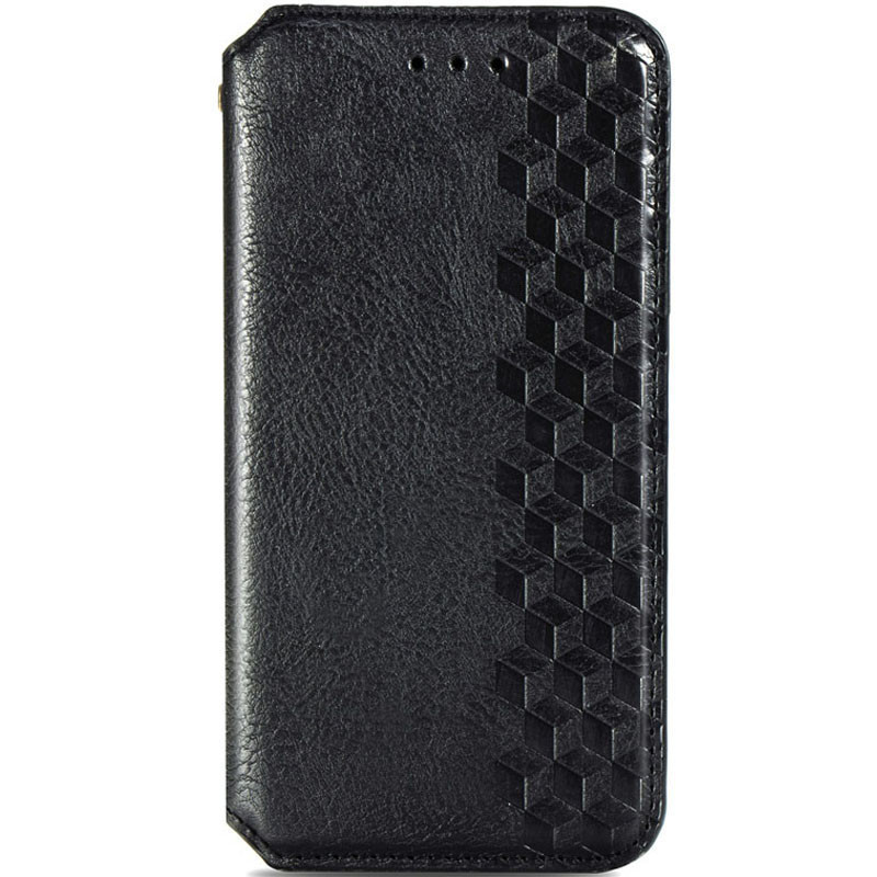 Чехол-книжка кожаный GETMAN Cubic PU для Xiaomi Redmi Note 10 Pro Max Черный 1126093