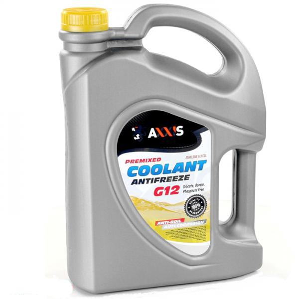 Антифриз AXXIS G12 Сoolant 48021029829 YELLOW 10 кг