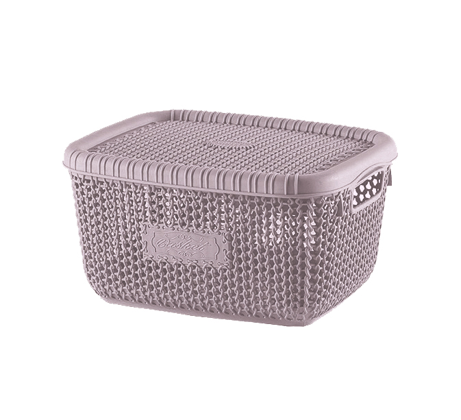 Корзина VIOLET HOUSE POWDER Виолетта 14х21х27 см Розовый (6513135)