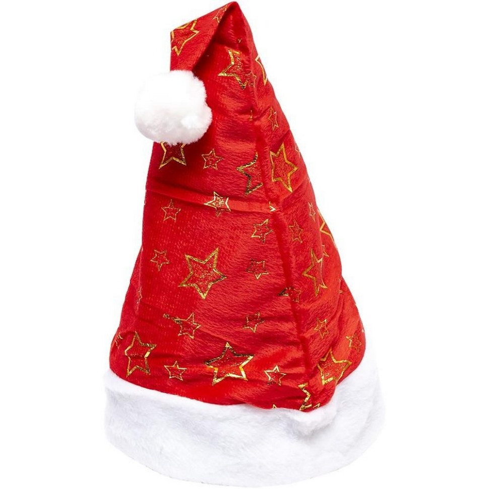Шапка новогодняя Bambi Санта-Клауса 6241-6 One size