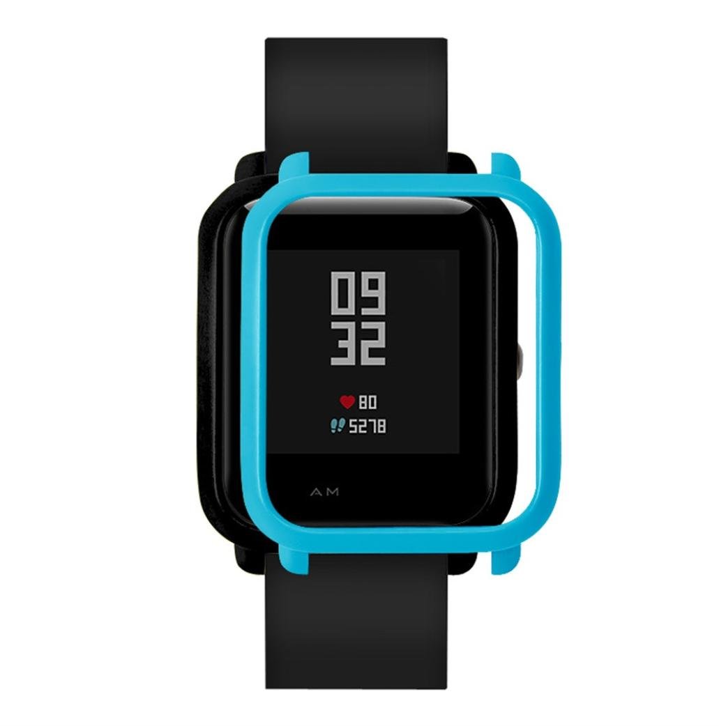 Накладка бампер для годинника Xiaomi Amazfit Bip Блакитна (1010508)