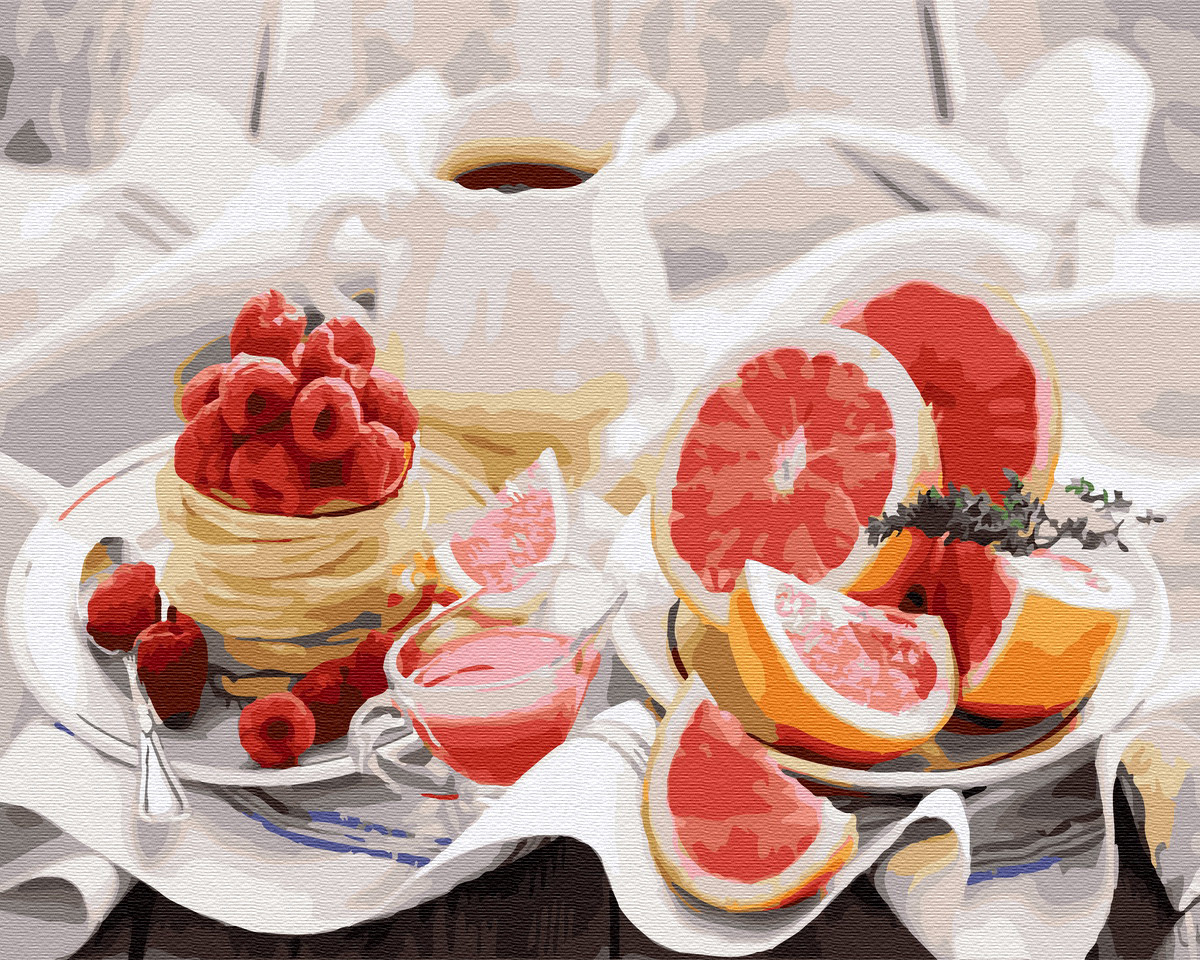 Картина за номерами BrushMe "Корисний сніданок" 40х50см GX30655