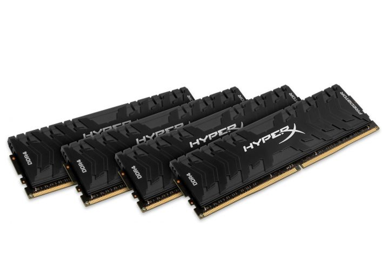 Оперативна пам'ять Kingston HyperX Predator XMP 32GB (4x8GB) DDR4 3200MHz (HX432C16PB3K4/32)