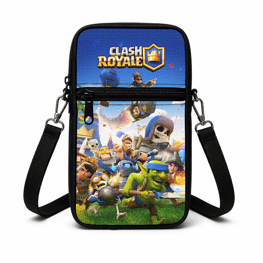 Дитяча сумка через плече з принтом Clash Royale, 19×10×5 см — арт. 3019500038