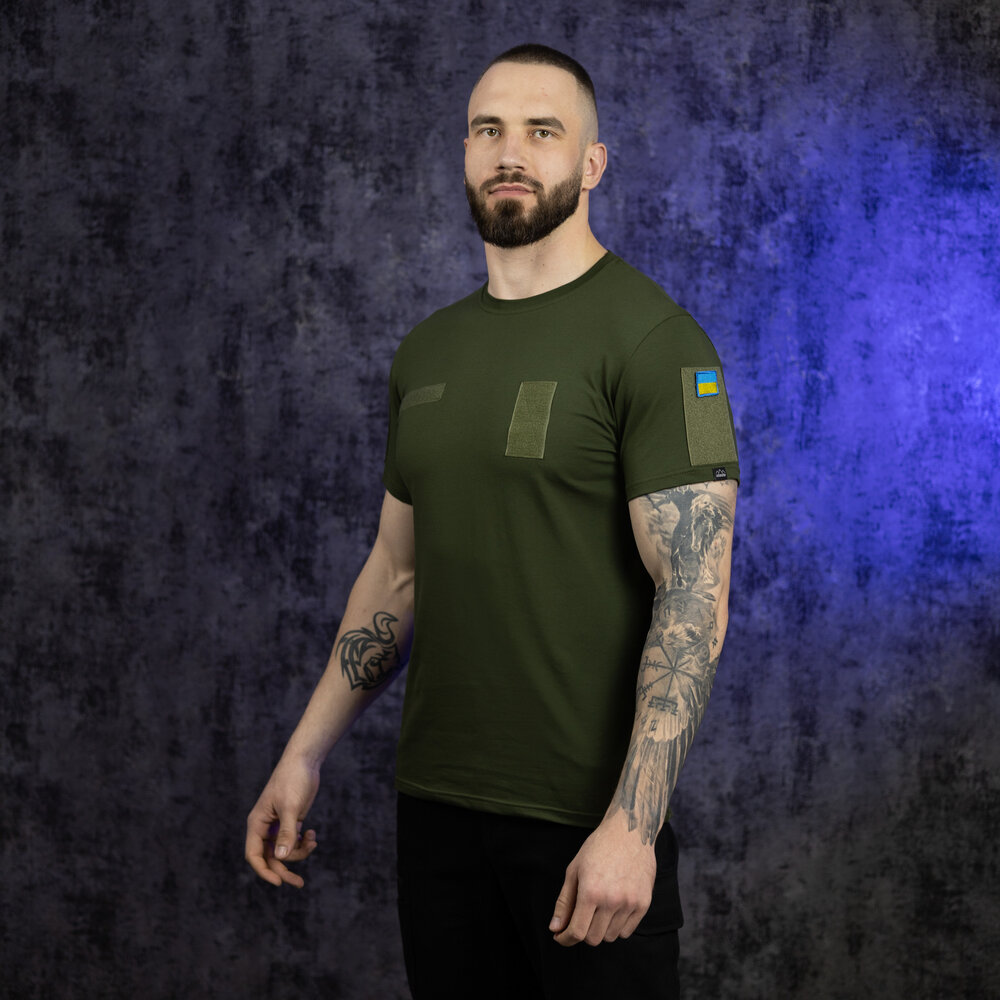 Футболка мужская Pobedov Peremoga Military 229778 XL Хаки (00000003909)