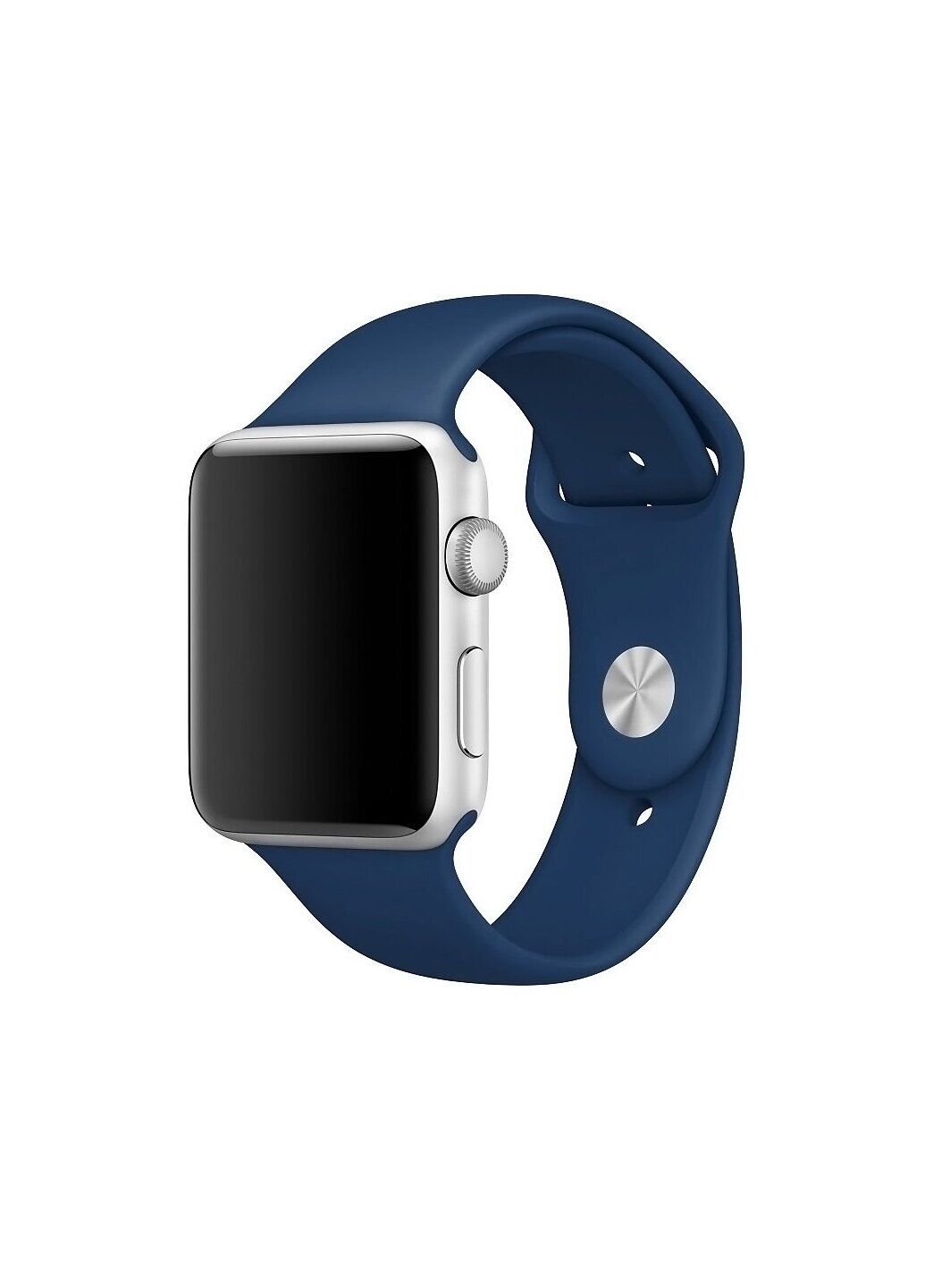 Ремінець Sport Band для Apple Watch 38/40mm силіконовий size(s) ARM Series 5 4 3 2 1 Blue Cobalt