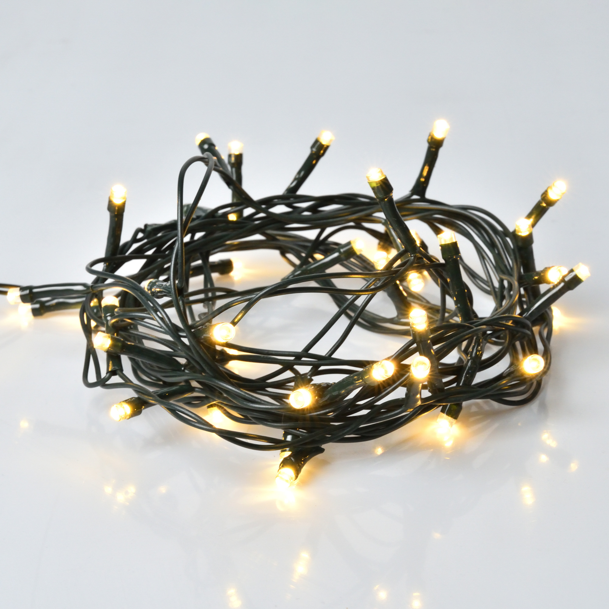 Гірлянда-нитка YES! Fun 40 LED, 4 м, тепле біле світло, для ялинки та декору