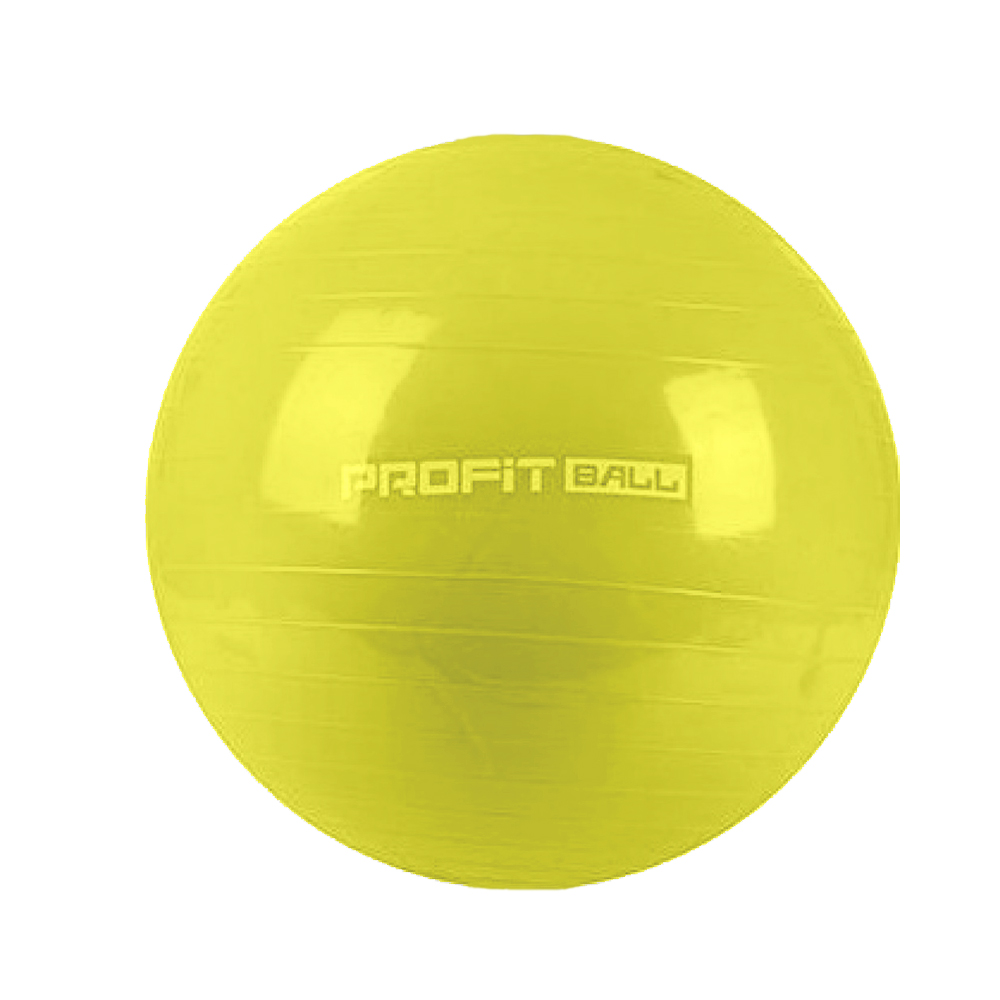 М'яч для фітнесу Profit Ball 55 см Жовтий (VAJQUYWB12)