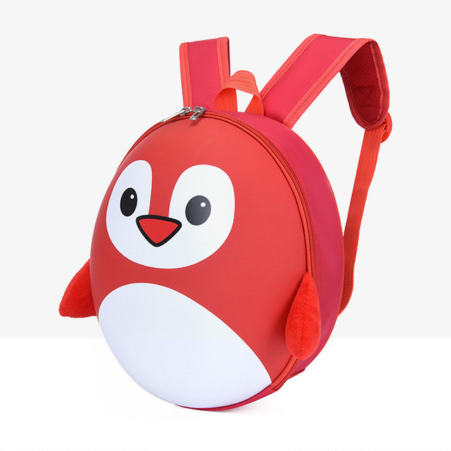 Рюкзак детский маленький Baby Bag пингвин Красный ( код: IBD003R )