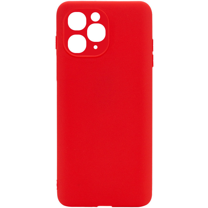 Силиконовый Чехол Candy Full Camera для Apple iPhone 11 Pro (5.8) (Красный / Red) 1130522