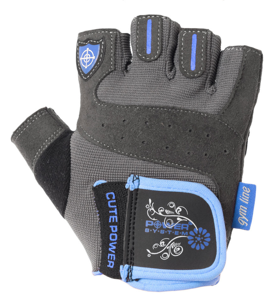 Перчатки для фитнеса и тяжелой атлетики Power System Cute Power PS-2560 M Blue