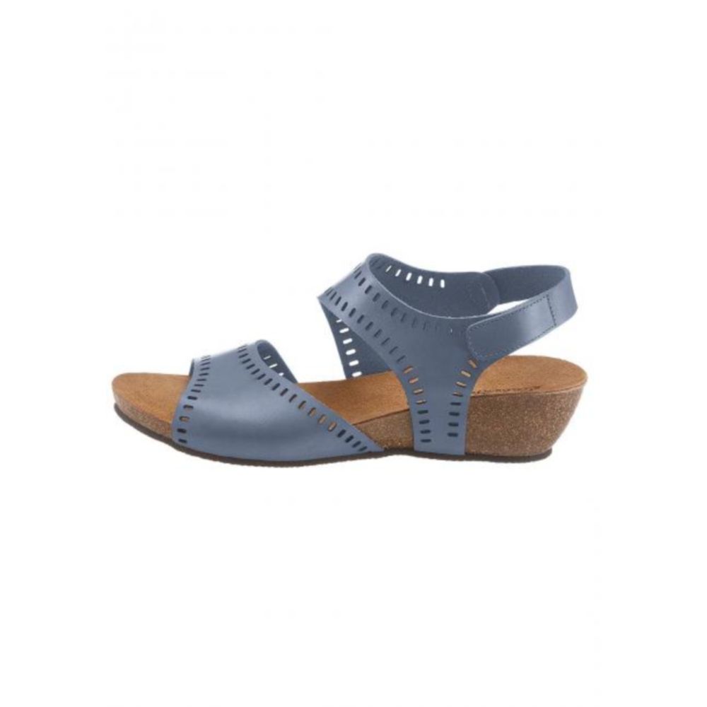 Босоніжки Eddie Bauer Womens Leather Sandals 37 Синій (7723633BL)