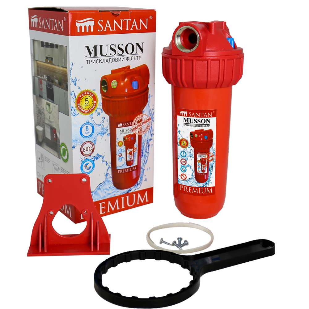 Фильтр для очистки воды Santan Musson 3PS, 1/2"