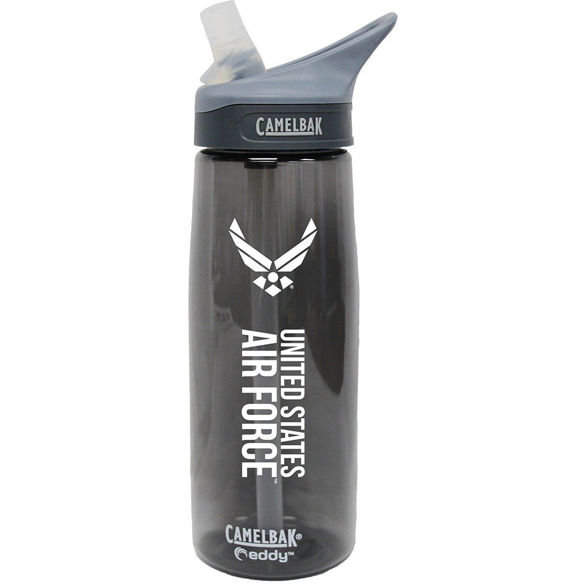 Пляшка для води Camelbak Eddy 7.62 US Air Force CHARCOAL (E100-CB0722)