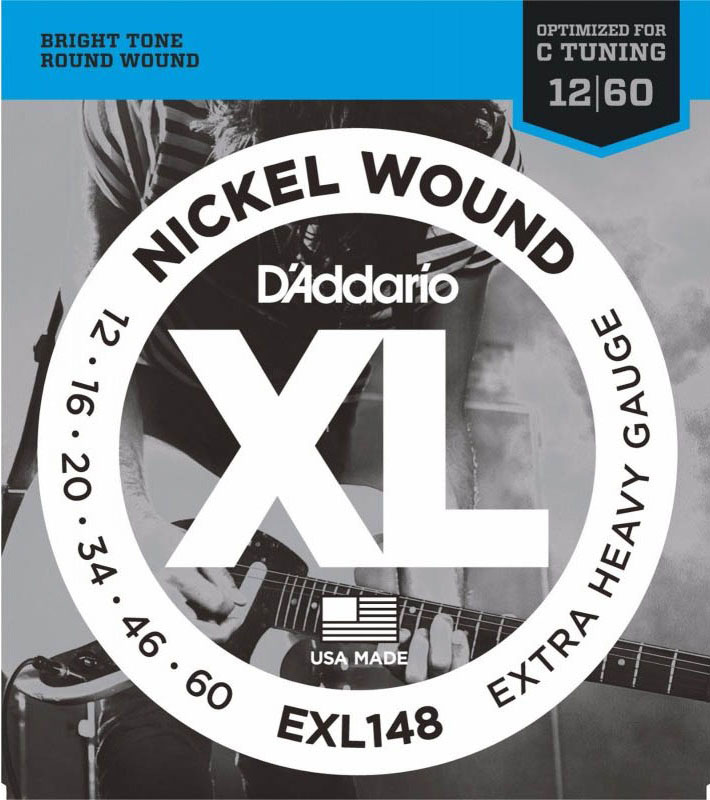 Струни для електрогітари D'Addario EXL148 Extra Heavy Electric Guitar Strings 12/60