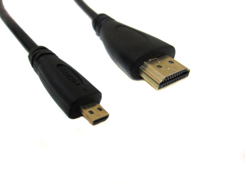 Кабель переходник HDMI на microHDMI 1.5 м Черный (001912)