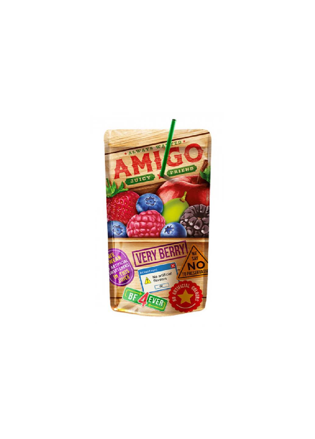 Напиток AmiGo Ягодный 200 мл 5319990227225