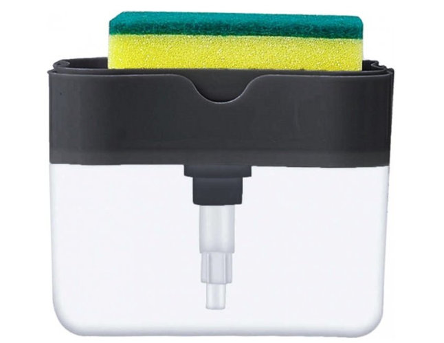 Диспенсер для миючого Sponge Caddy Чорний 424-8726322