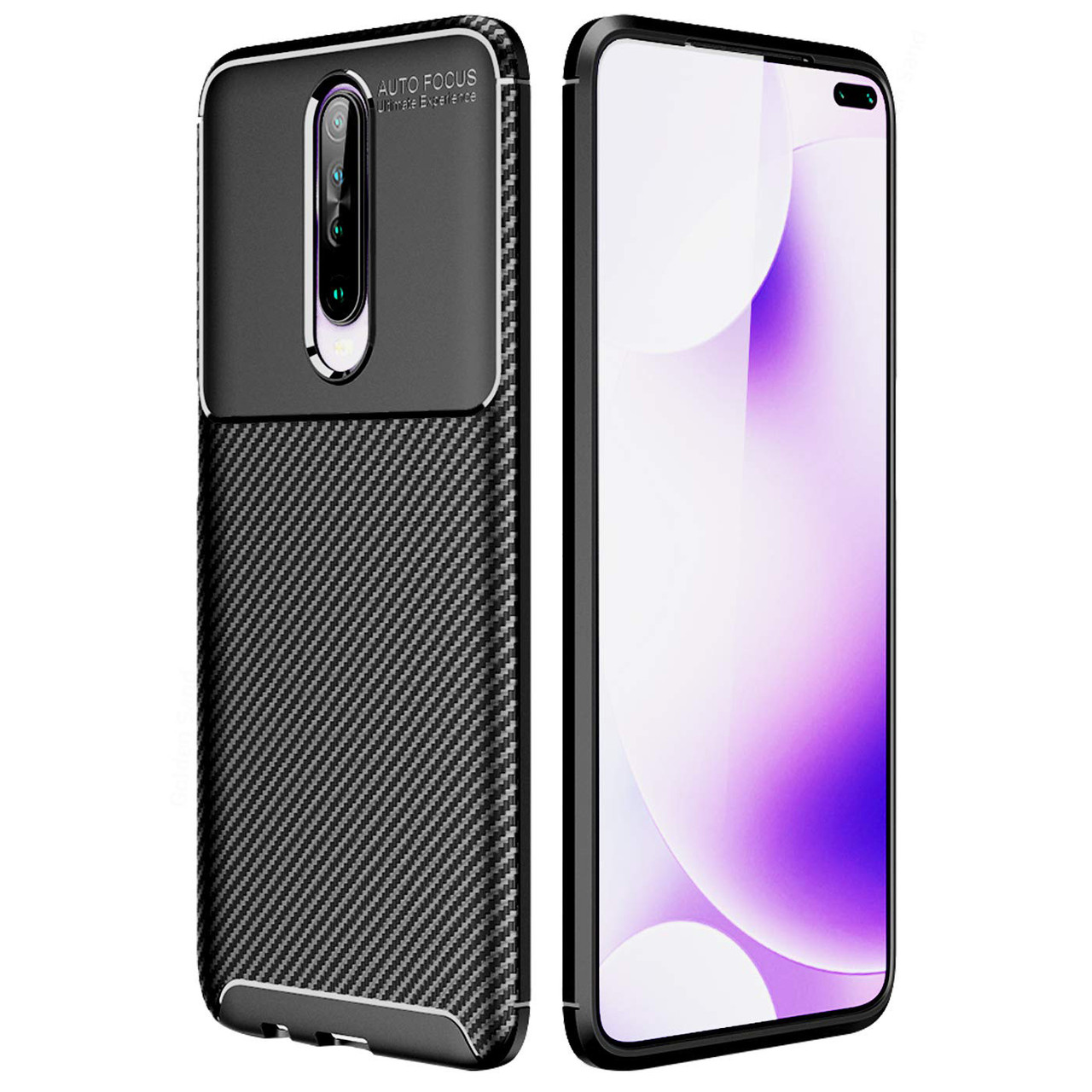 Чохол Carbon Case для Xiaomi Redmi K30 / Poco X2 Black