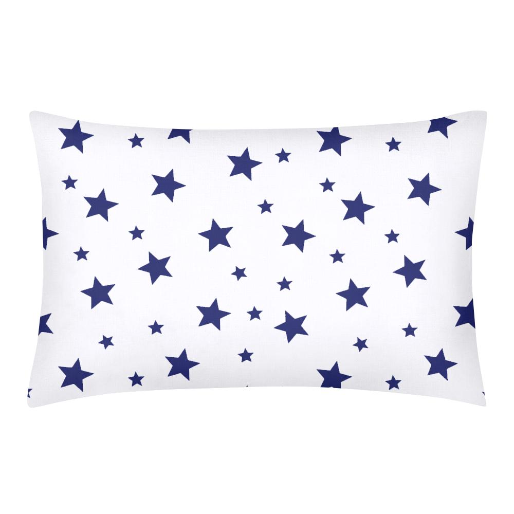 Євро наволочка Cosas BIG BLUE STARS Ранфорс 50х70 см Синій