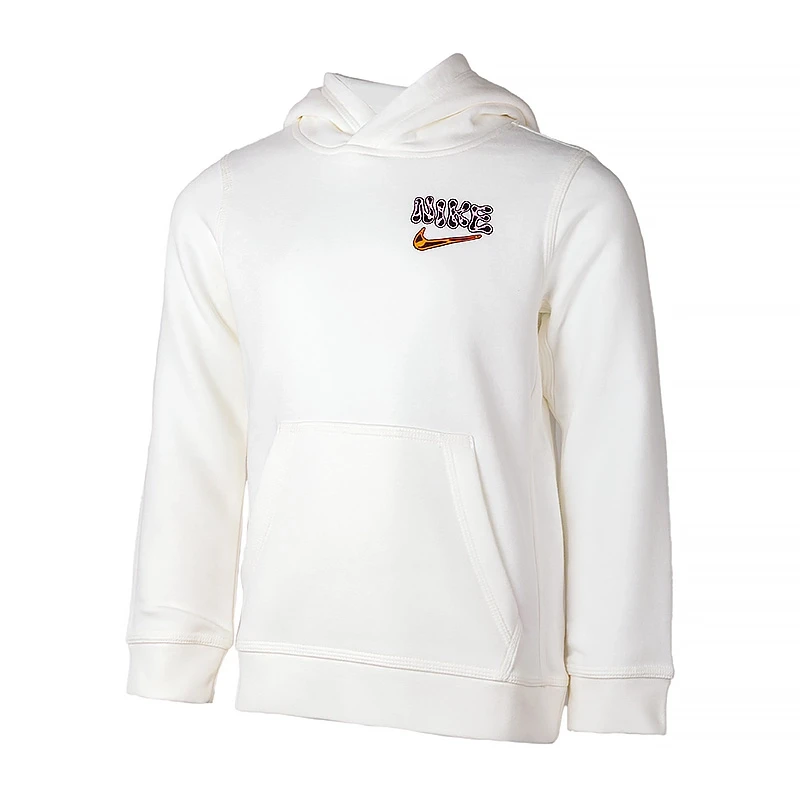 Детская Толстовка Nike B NSW PO HOODIE AF SNK HOOK Белый XS (DM4092-133 XS)