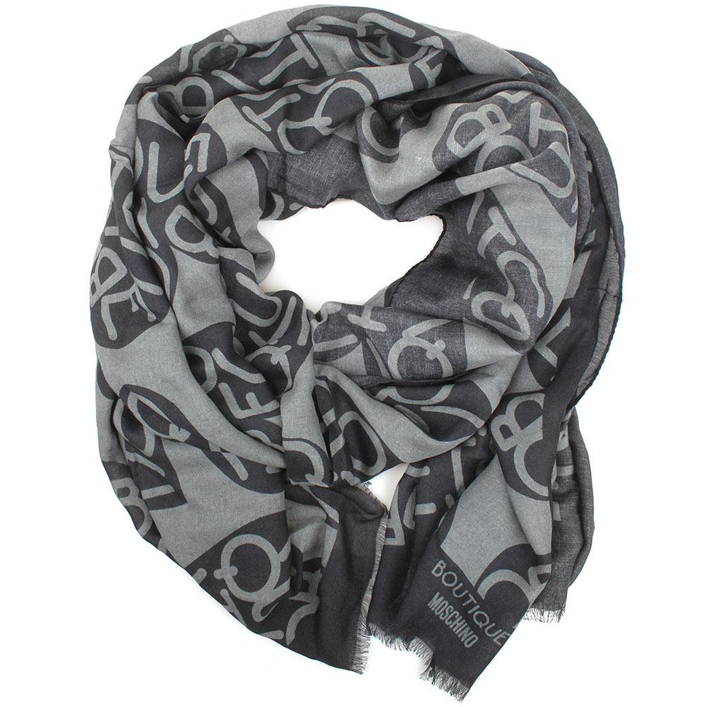 Шарф Moschino Серый (MS-009)