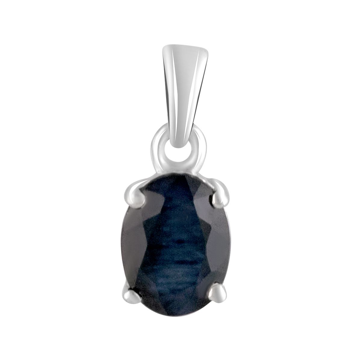 Серебряная подвеска SilverBreeze с сапфиром 1.505ct (2104780)
