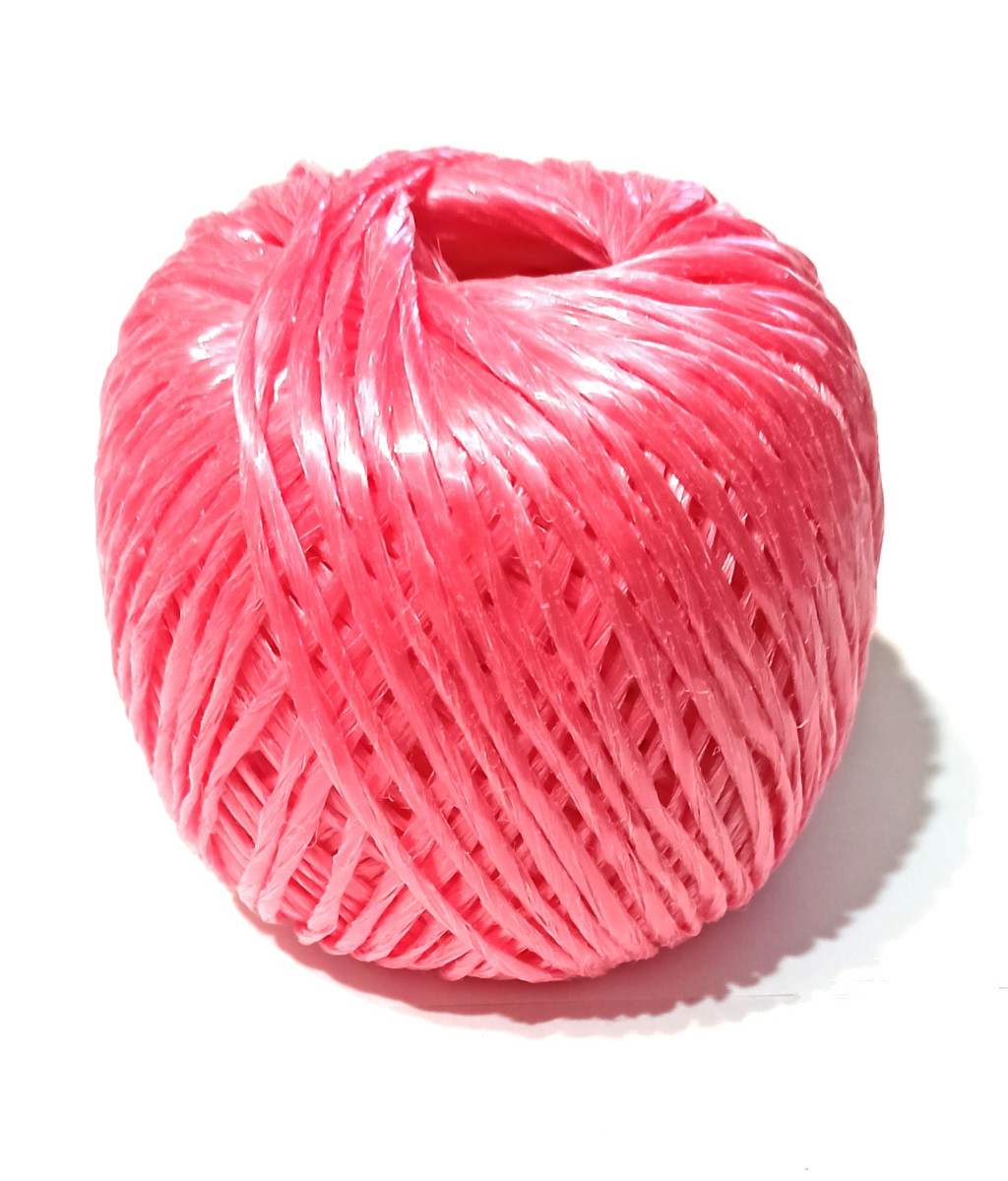 Шпагат поліпропіленовий кольоровий А-маркет 110 м Рожевий