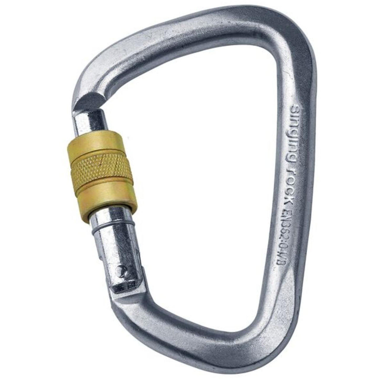 Карабін Singing Rock D Steel Lock screw gate (1033-SR K4080.ZO)