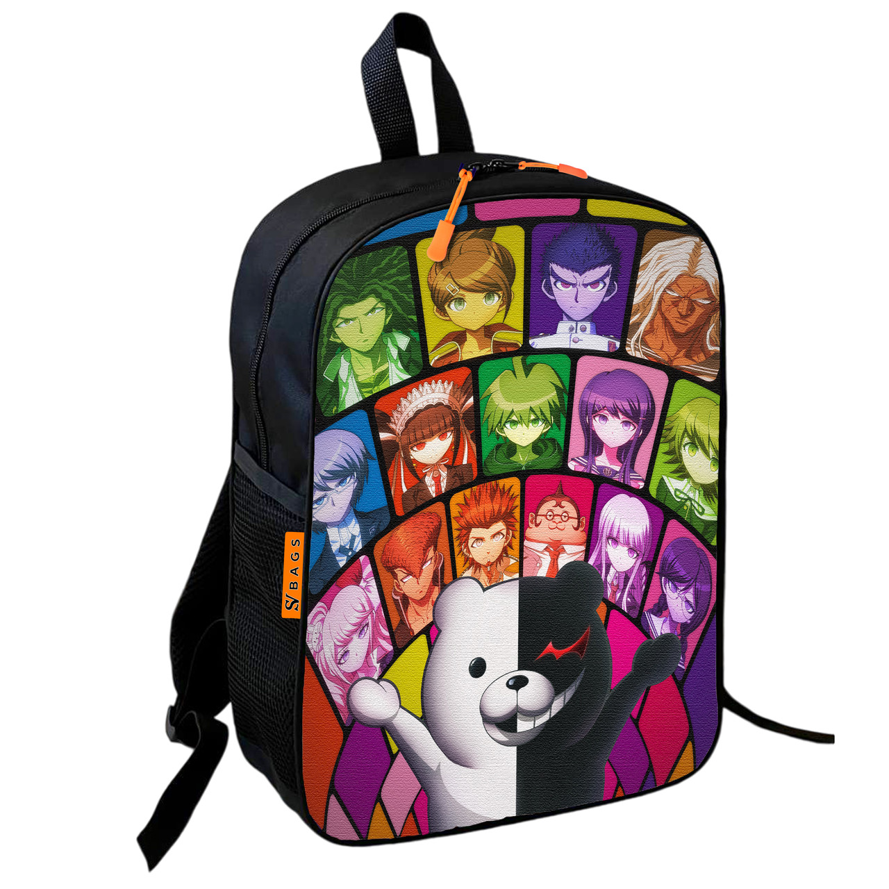 Дитячий шкільний рюкзак DanganRonpa з принтом 36×27×13 см