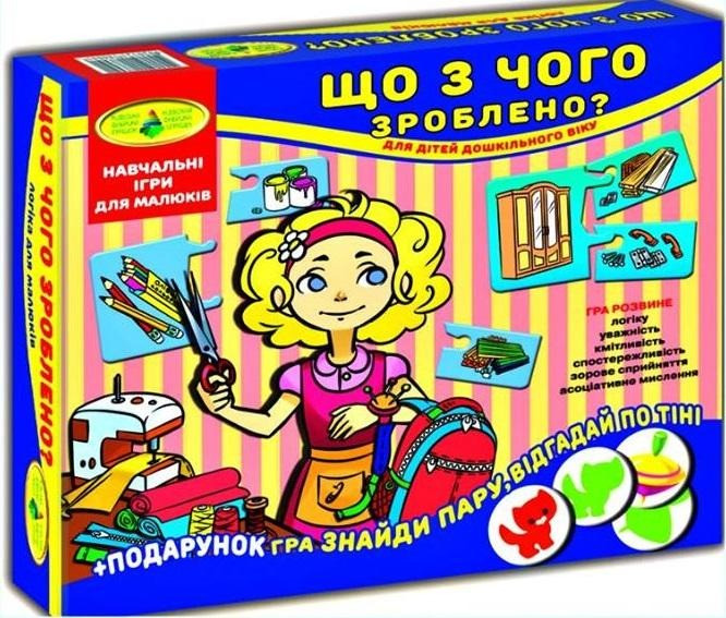 Игра Энергия плюс "Что из чего сделано?" в кор. 87451