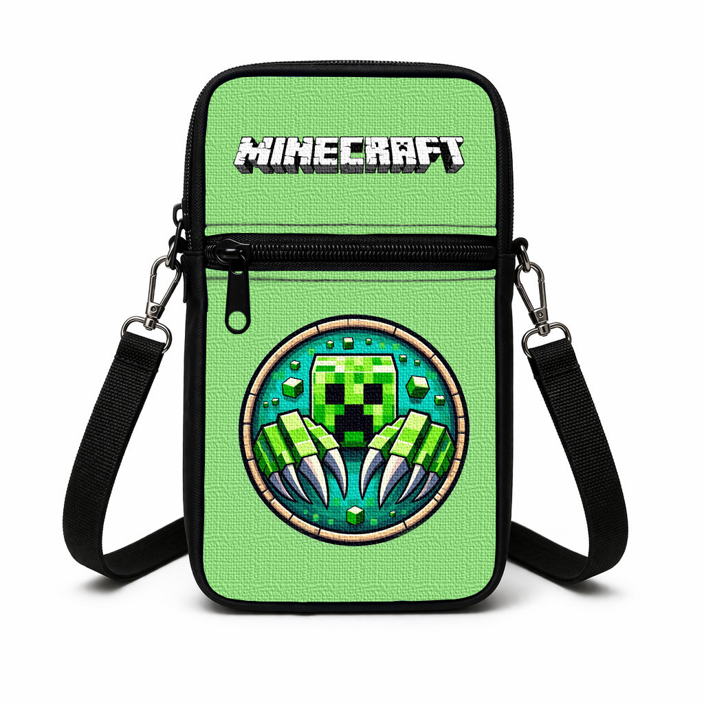Дитяча сумка через плечо з принтом Minecraft 19x10x5 см — арт. 3015352204