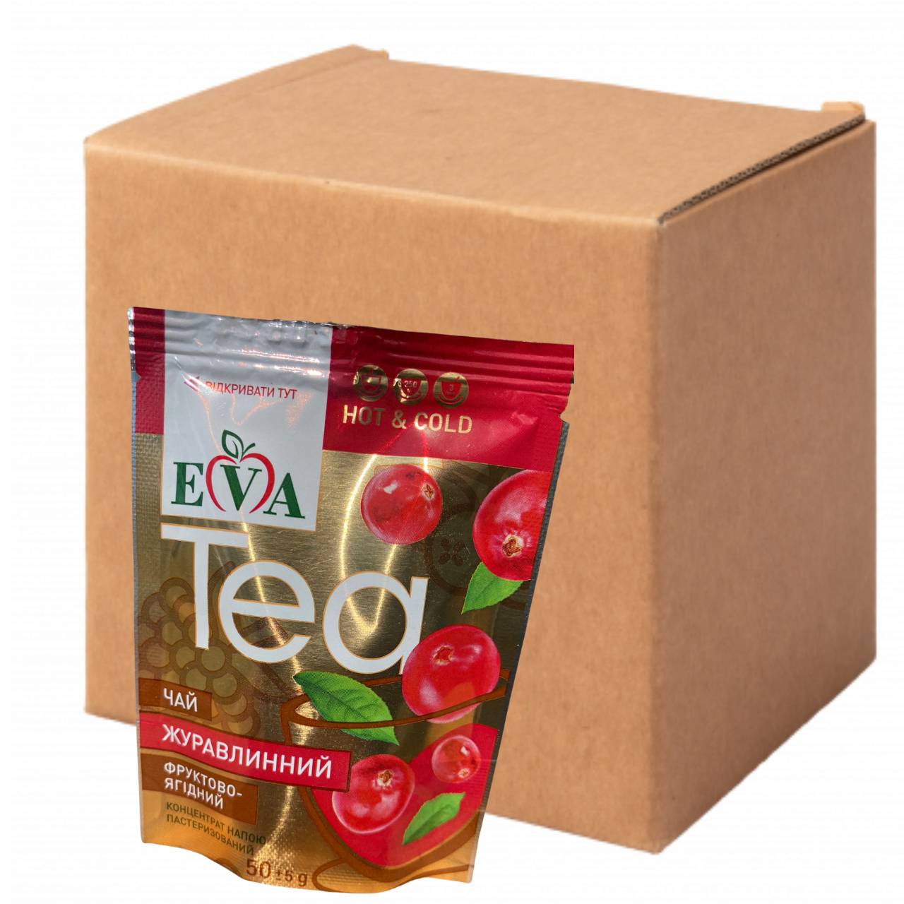 Джем чай фруктово-ягідний Eva Журавлинний 36 шт х 50 г