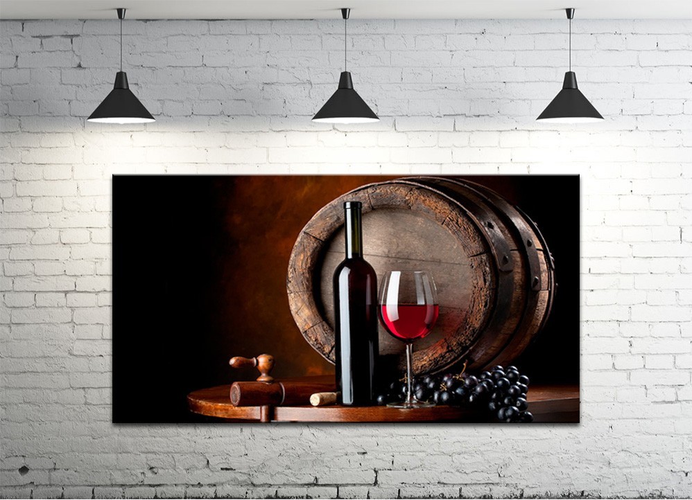 Картина на полотні ProfART S50100-679 100 x 50 см Вино (hub_UEjs51667)
