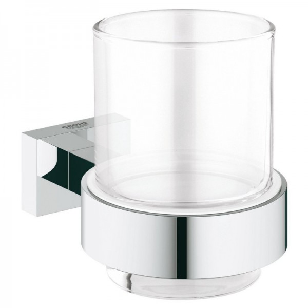 Склянка з тримачем Grohe Ex Essentials Cube 40755001 (213744)
