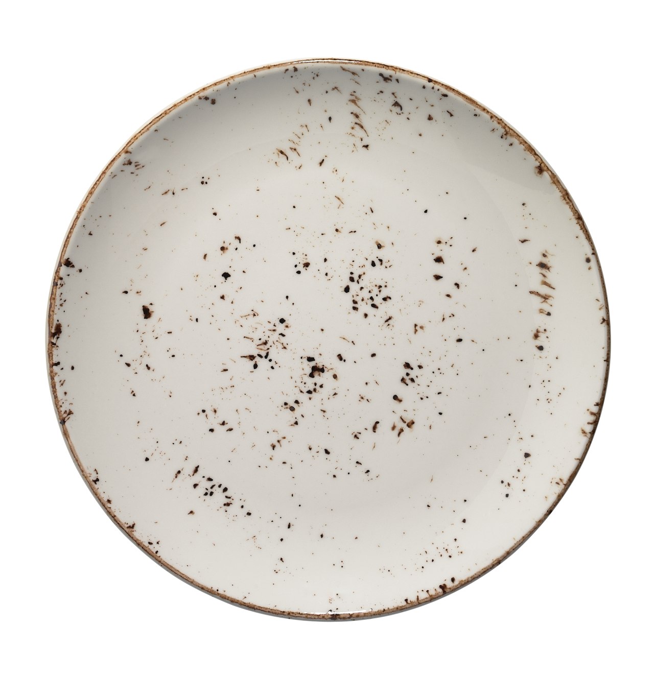 Тарілка Bonna Grain 21 см Білий із ретро-декором GRAGRM21DZ