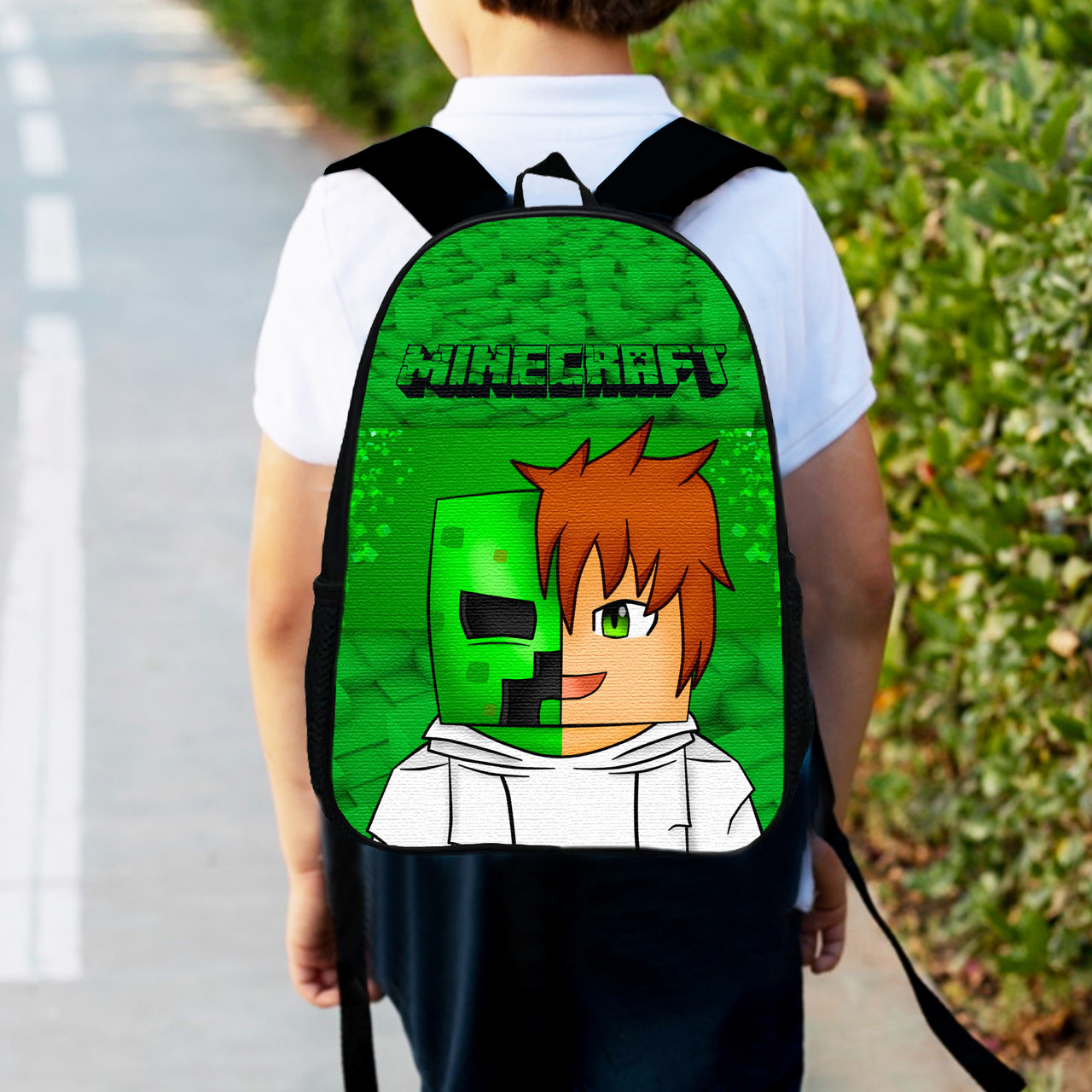 Дитячий рюкзак Minecraft 34×27×13 см, водонепроникний оксфорд — арт. 2342422533