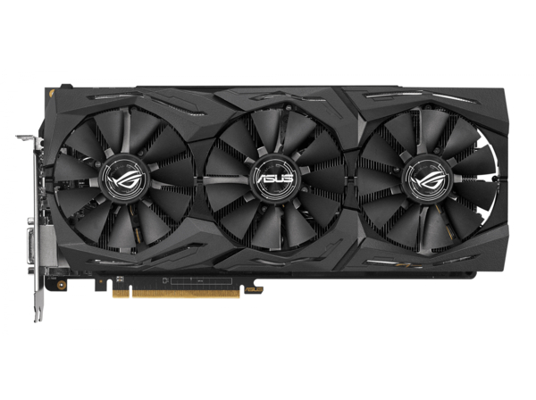 Видеокарта Asus 8Gb DDR5 2048Bit RX VEGA 56 (STRIX-RXVEGA56-O8G-GAM)
