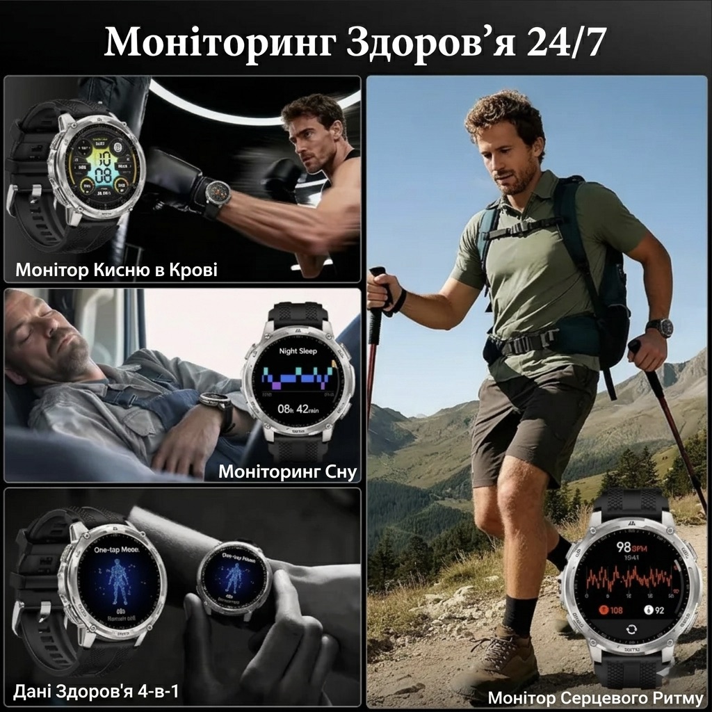 Тактичний Kospet Tank T4C Silver (KTT0004СS) — фото 7