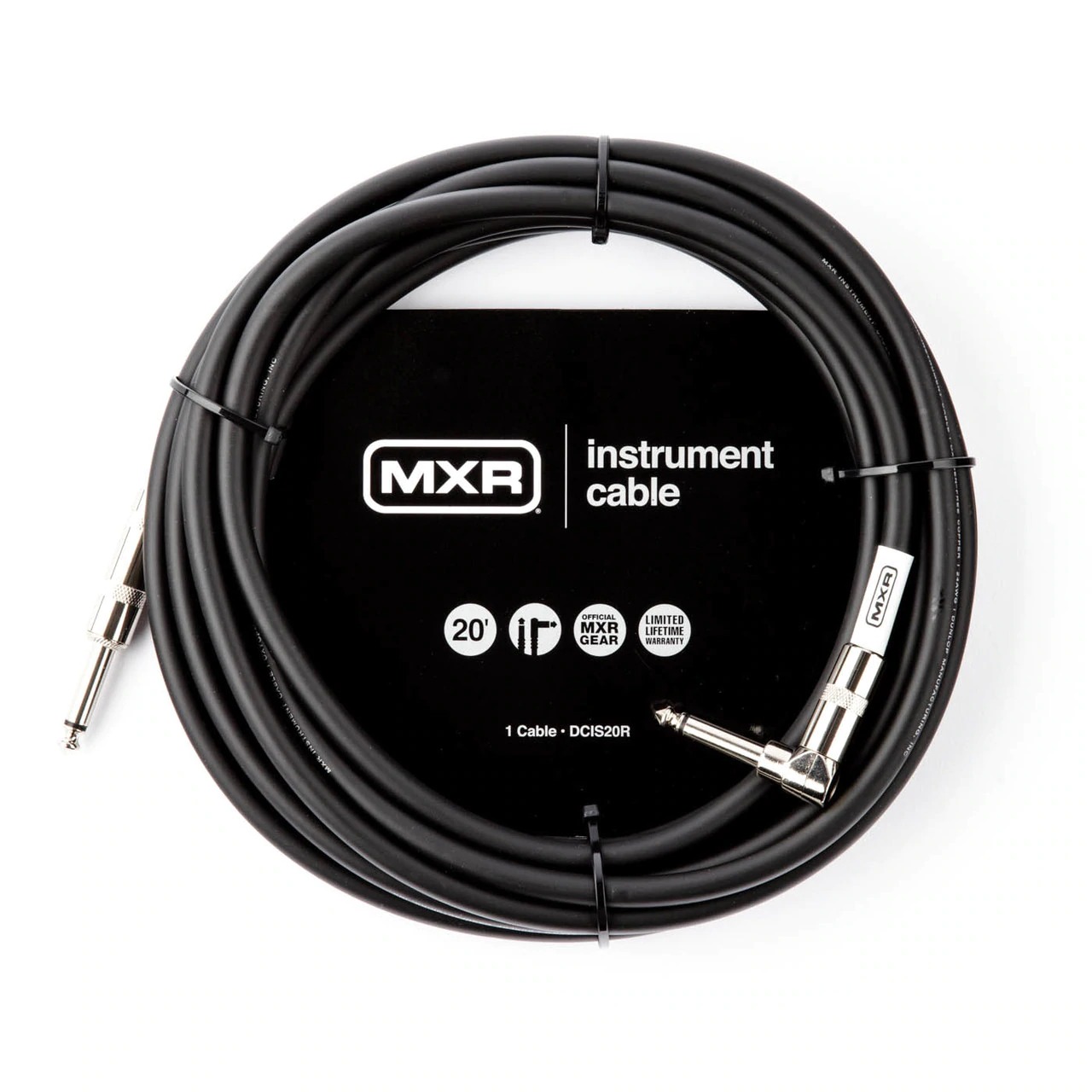 Кабель инструментальный Dunlop DCIS20R MXR Standard Instrument Cable 6.0m (20ft) (Straight/Right)