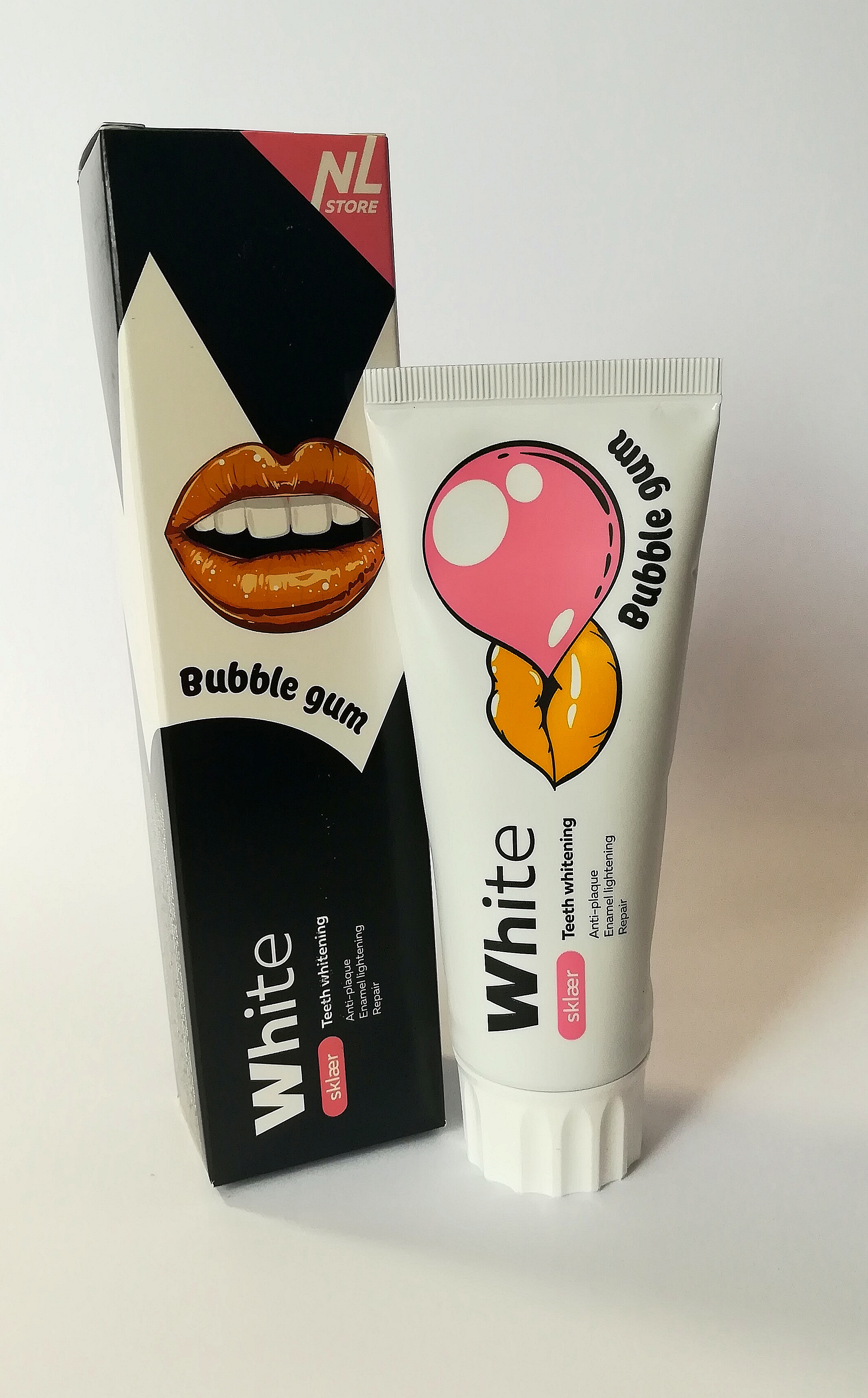 Зубная паста отбеливающая Sklaer Bubble gum 75 мл (1104)