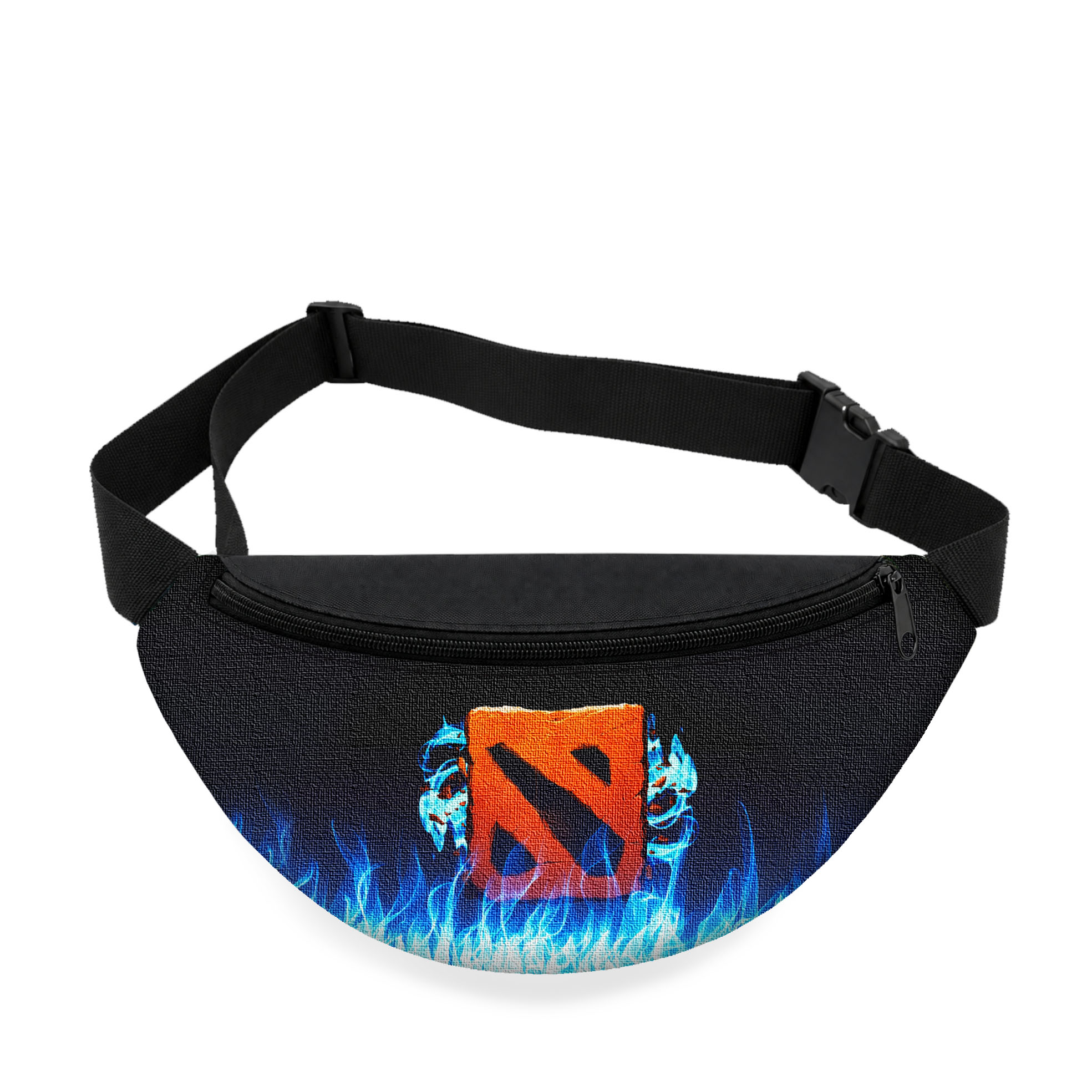 Дитяча сумка-бананка Dota 2 чорна, 32x15x7.5 см