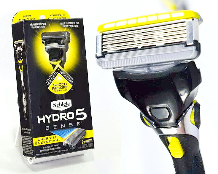 Чоловічий верстат для гоління Shick Hydro 5 Sense 2 картриджа Energize (1039)