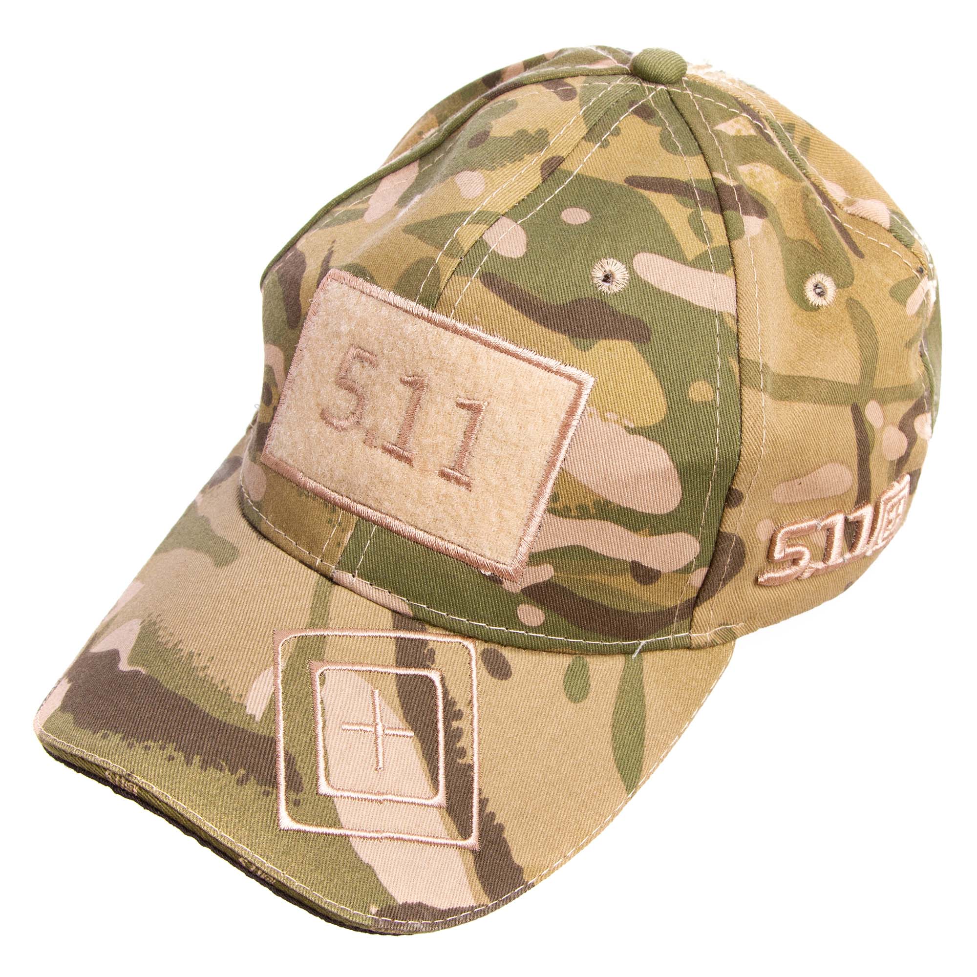 Бейсболка тактична з липучкою під патч SP-Sport 5.11 Tactical TY-0363 Камуфляж Marpat