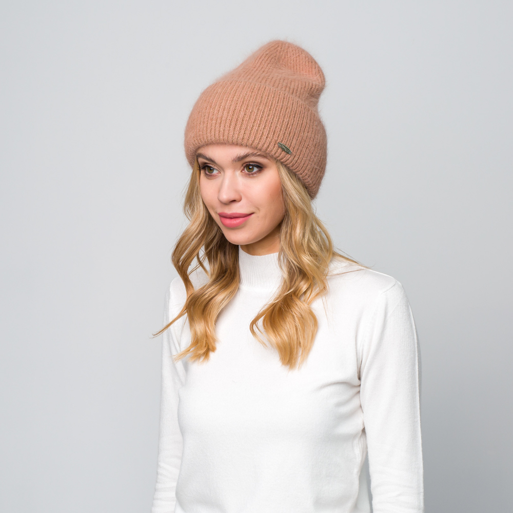 Шапка LuckyLOOK бини 669-995 One size Оранжевый