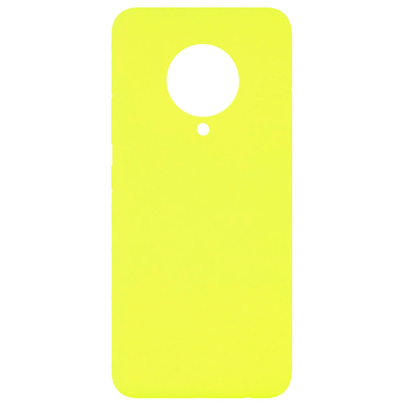 Чехол Silicone Cover Full without Logo (A) для Xiaomi Poco F2 Pro (Желтый / Flash) 1081429