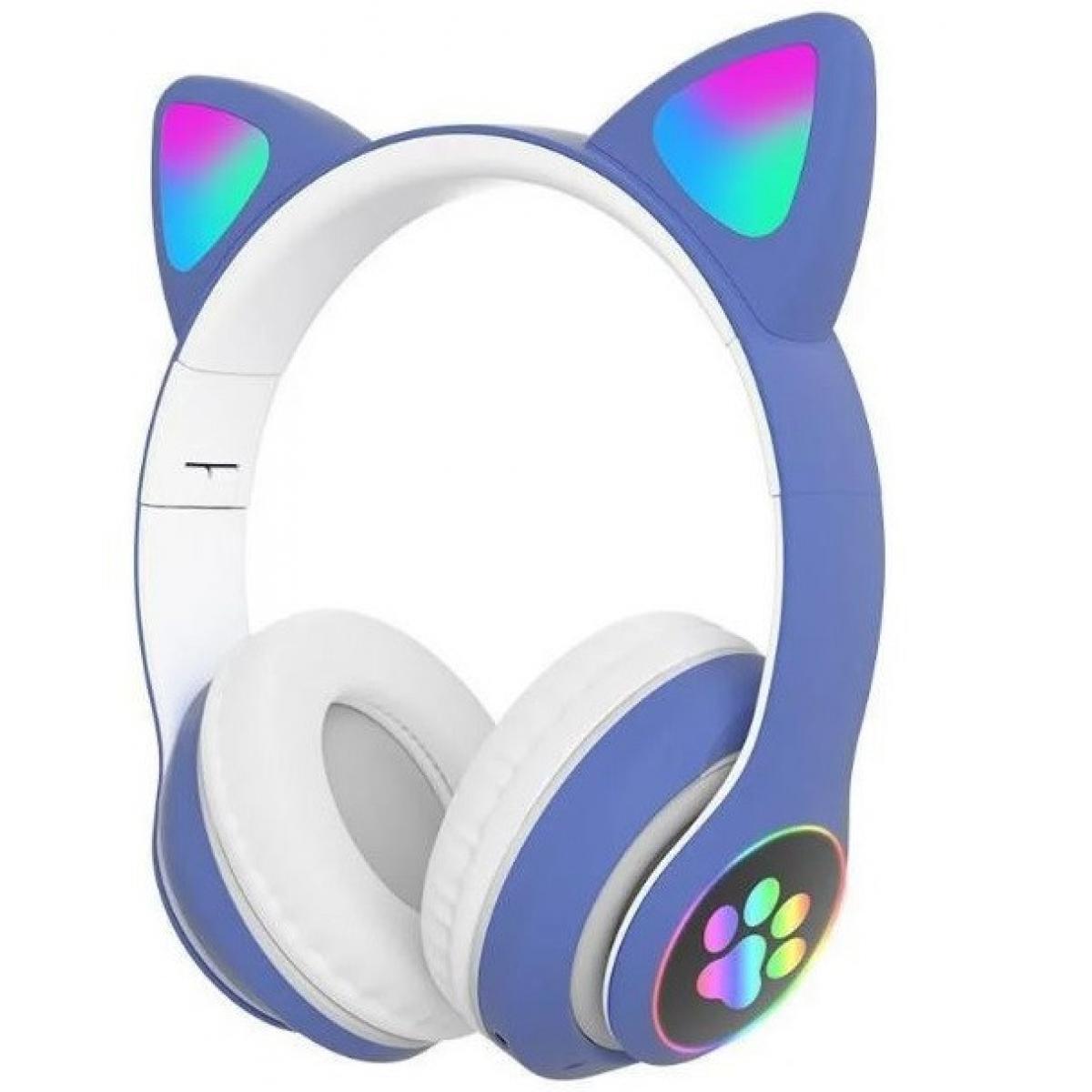 Наушники-ушки Bluetooth MDR CAT ear VZV-23M 7805 Blue N