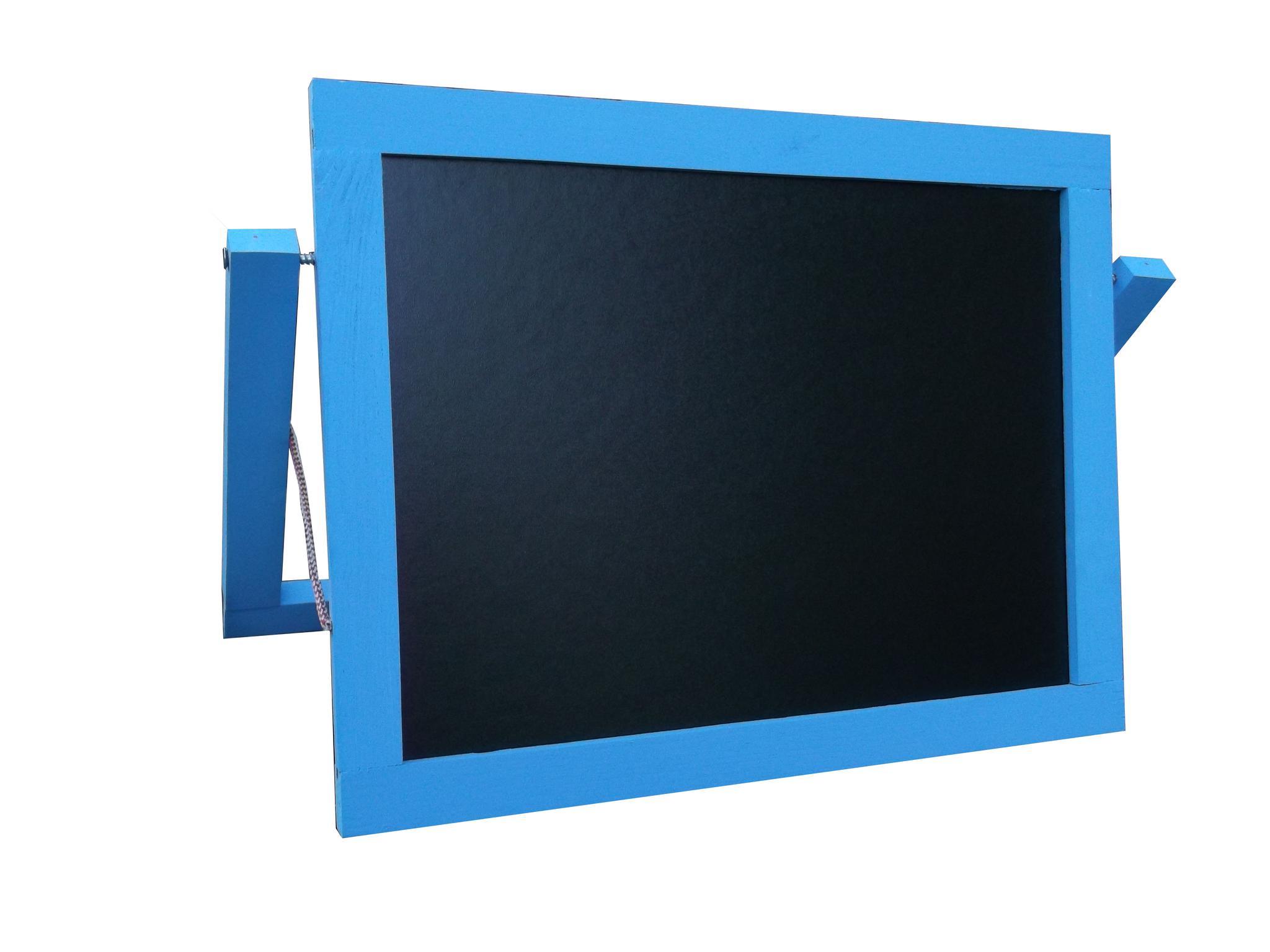 Мольберт дитячий магнітний Бертик синій настільний двосторонній 3в1 45х35 см