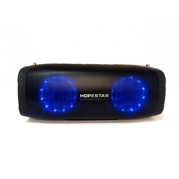 Мощная портативная светящейся Bluetooth колонка Hopestar A6 Party Black