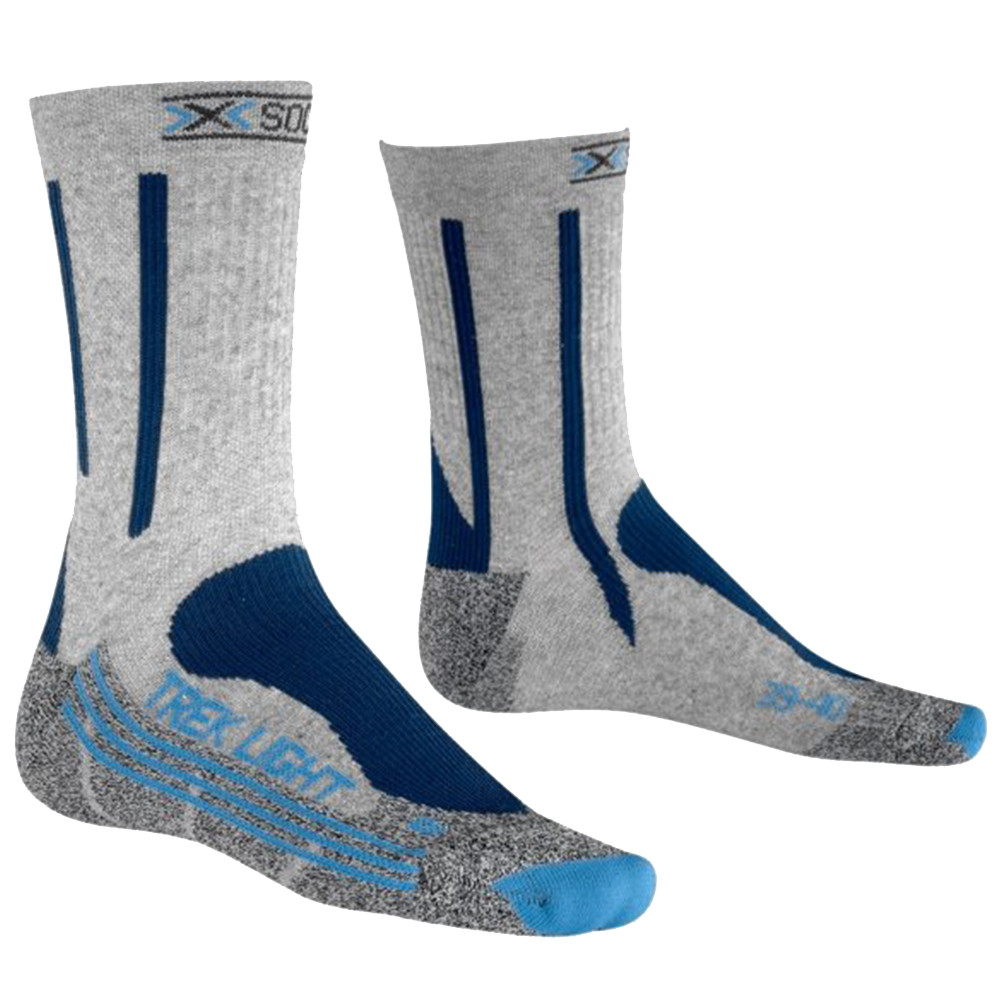 Шкарпетки X-Socks Trekking Light Lady 35-36 Сірий/Синій (1068-X020244 35-36 G177)